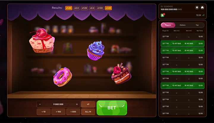 Ninja Crash Interface